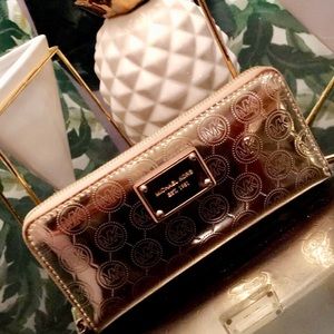 Rose Gold MK wallet